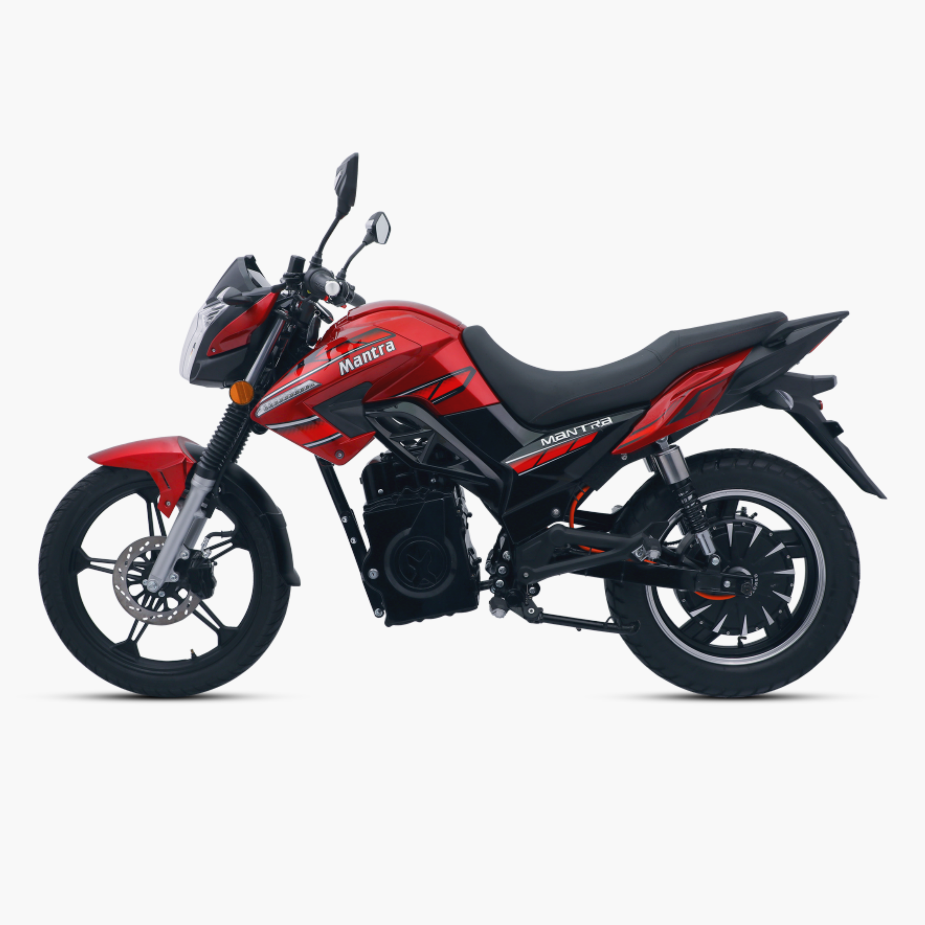 Mantra motor cycle electric bike 72V 40Ah lithium LMFP battery long range 120 km fast charging EV