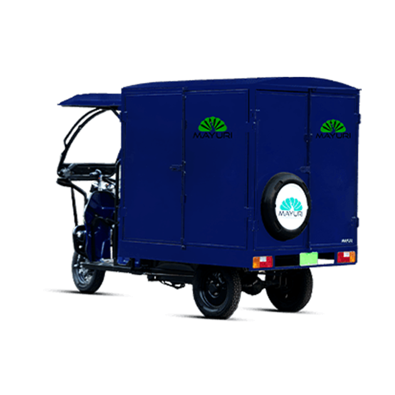 MAYURI E-CART - CLOSED LOADER - GLASS FACIA